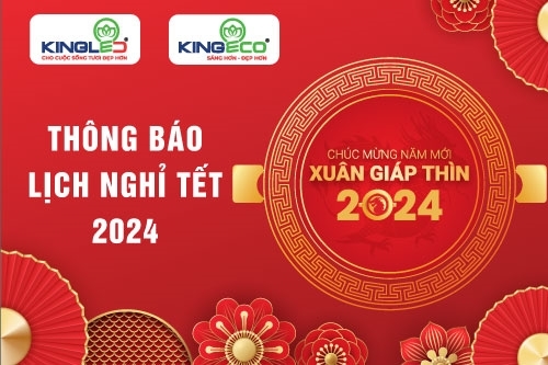 ĐÈN LED KINGLED THÔNG BÁO LỊCH NGHỈ TẾT GIÁP THÌN 2024